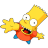 Bart Simpson 05 Greeting Icon